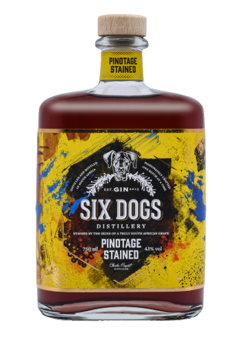 Six Dogs Pinotage Stained Gin 0,7L Gin